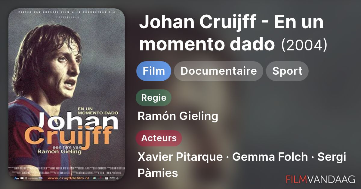 Johan Cruijff - En un momento dado (film, 2004) - FilmVandaag.nl