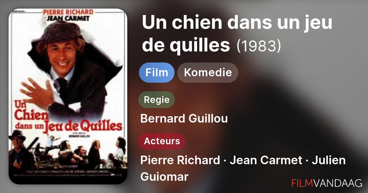 Un chien dans un jeu de quilles (film, 1983) - FilmVandaag.nl