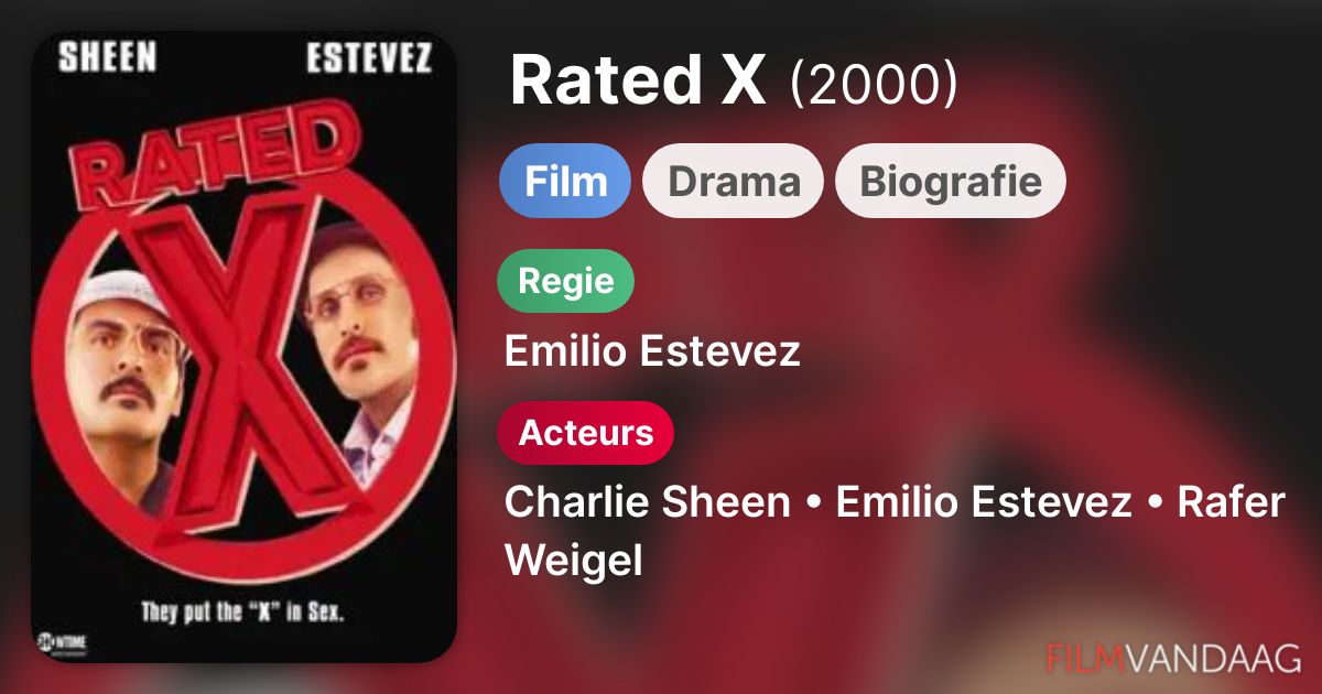 Rated X (film, 2000) FilmVandaag.nl