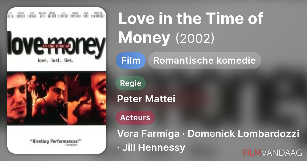 Love in the Time of Money (film, 2002) - FilmVandaag.nl