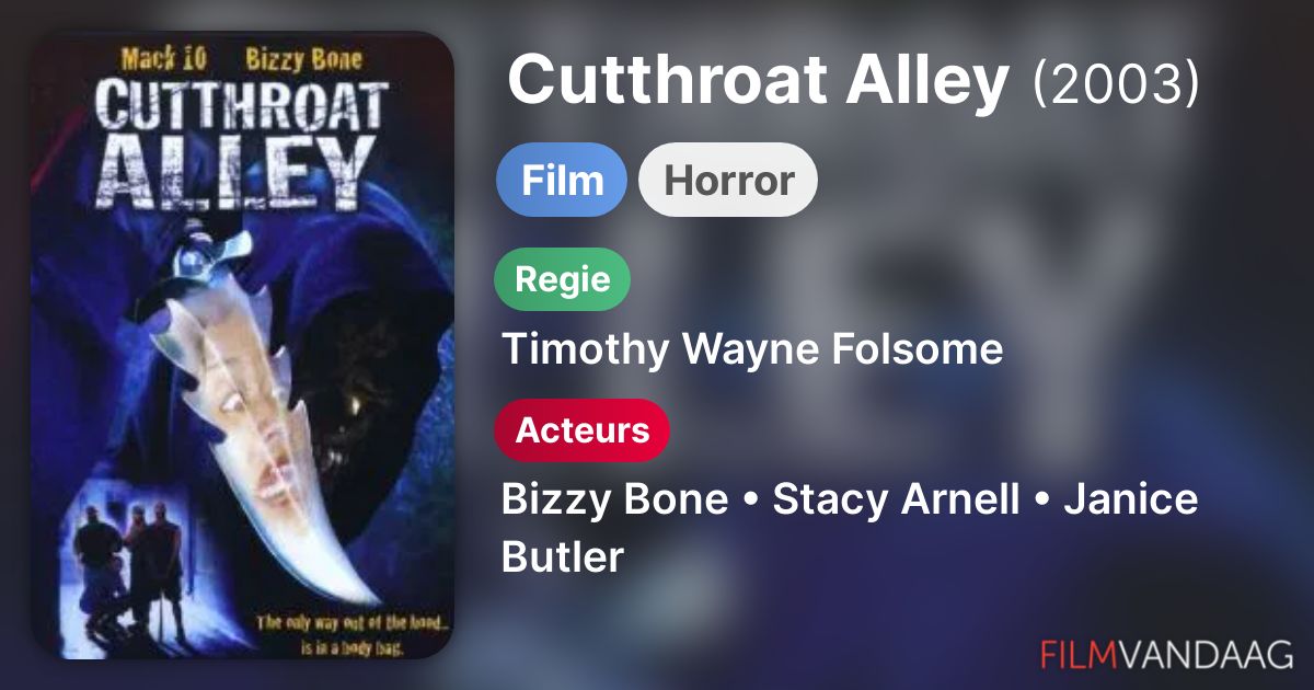 Cutthroat Alley (film, 2003) FilmVandaag.nl