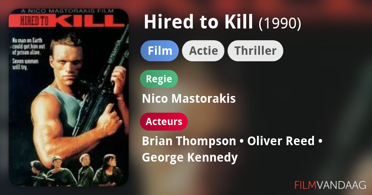 Hired to Kill (film, 1990) FilmVandaag.nl