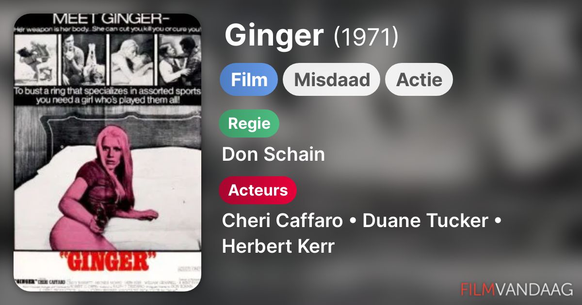 Ginger (film, 1971) FilmVandaag.nl