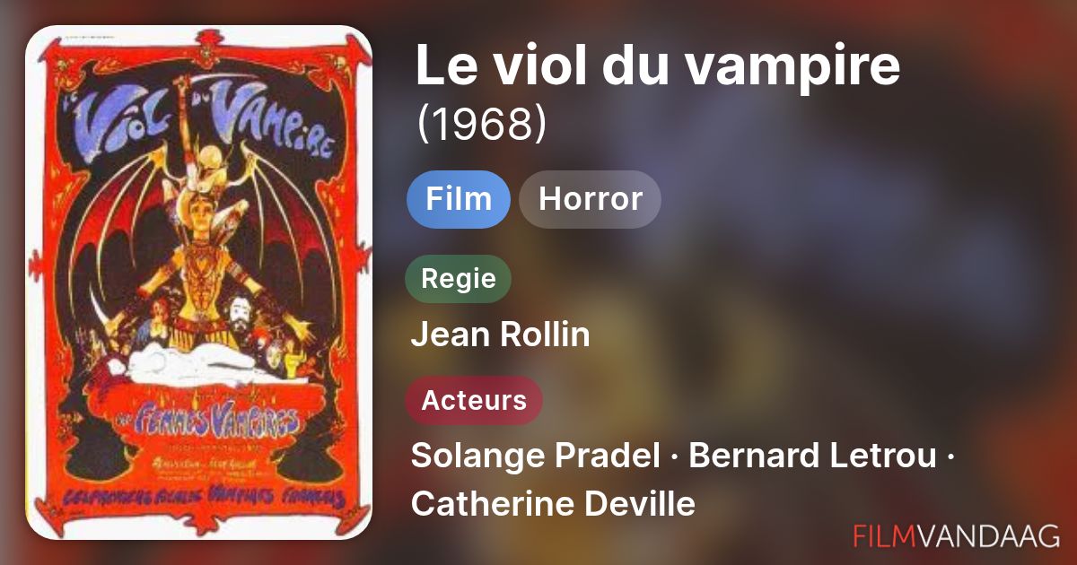 Le viol du vampire (film, 1968) - FilmVandaag.nl