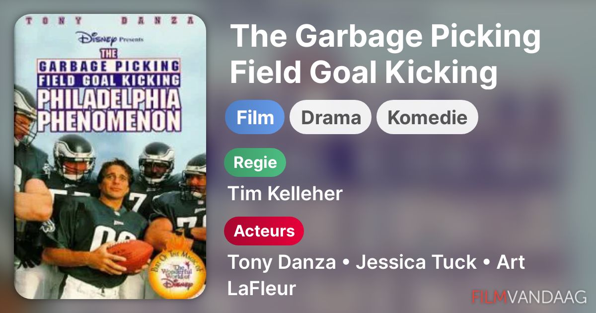 The Garbage Picking Field Goal Kicking Philadelphia Phenomenon (film, 1998) FilmVandaag.nl