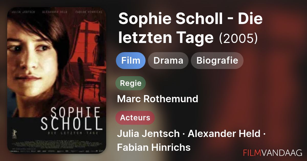 Sophie Scholl Die Letzten Tage Netflix