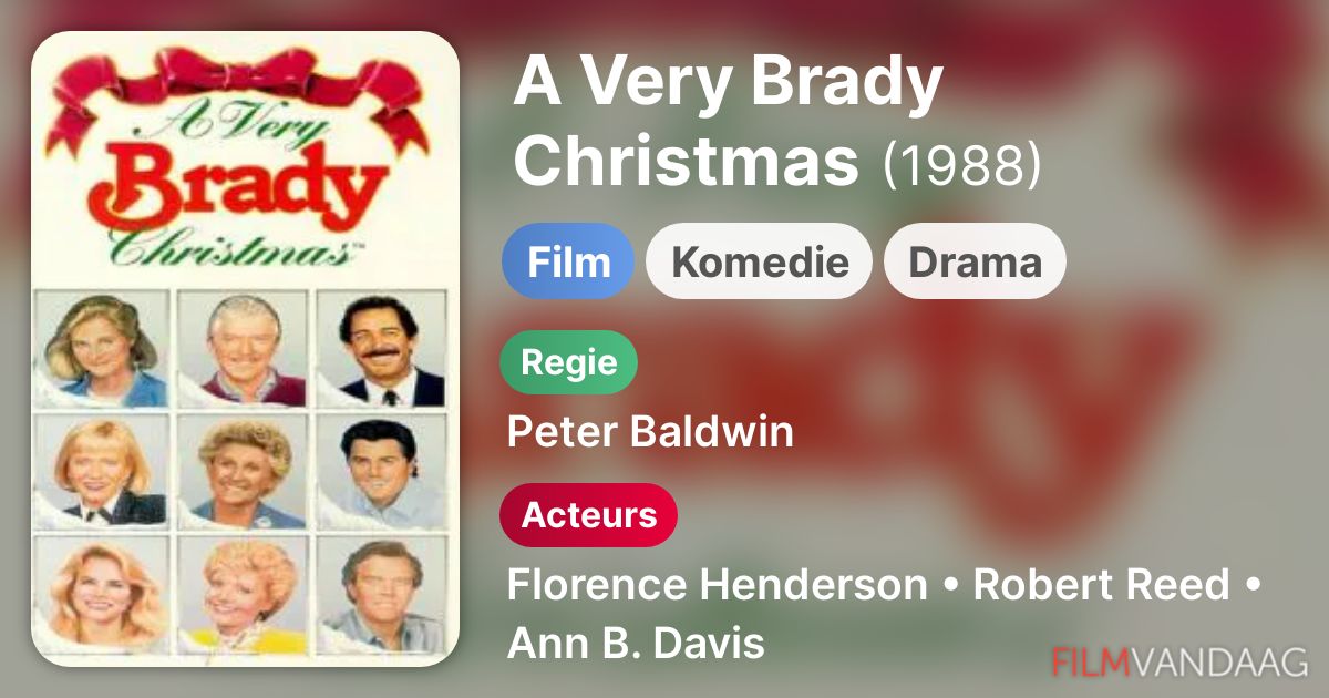 A Very Brady Christmas (film, 1988) FilmVandaag.nl