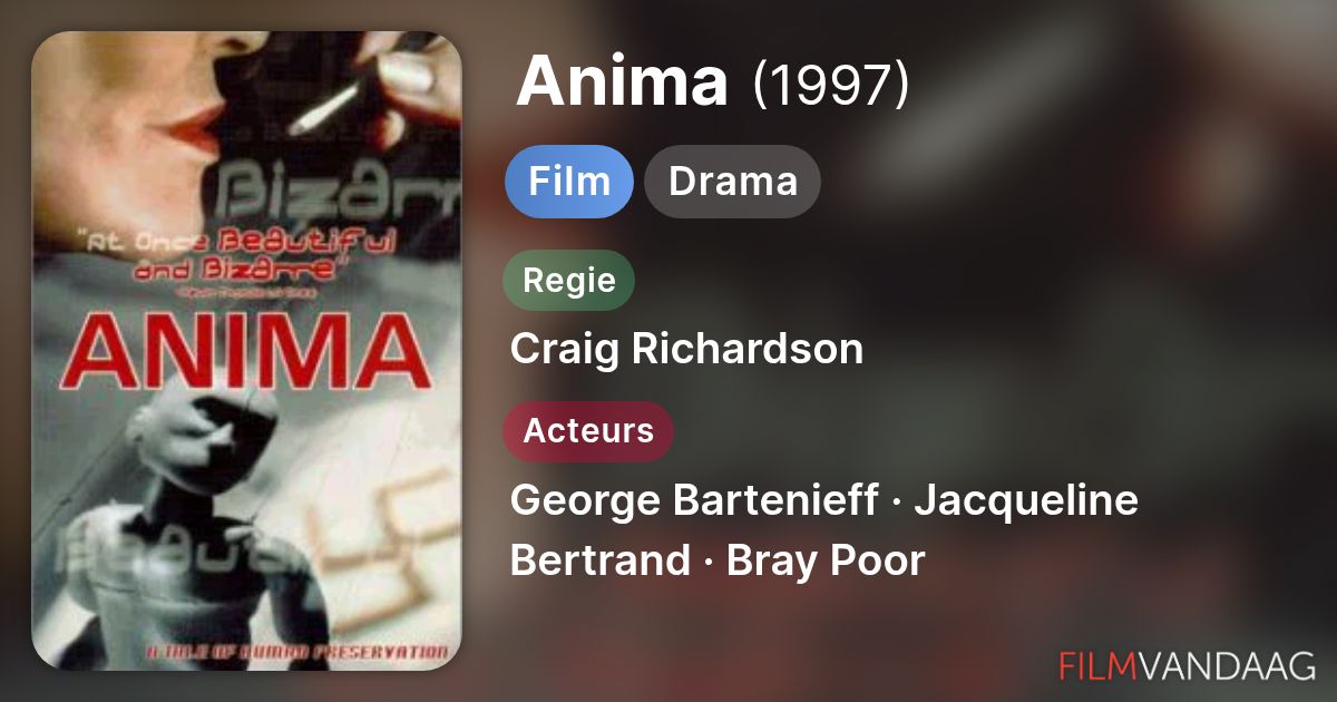 Anima (film, 1997) - FilmVandaag.nl