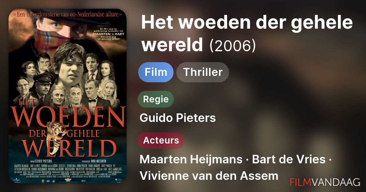 Het woeden der gehele wereld (film, 2006) kopen op dvd of blu-ray