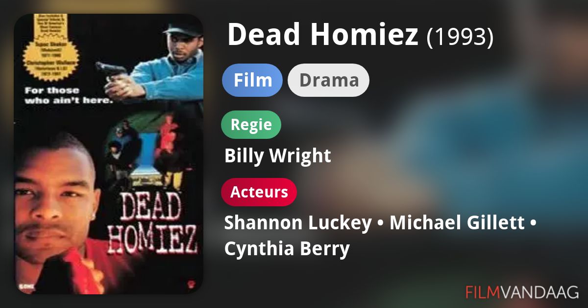 Dead Homiez (film, 1993) kopen op dvd of bluray FilmVandaag.nl