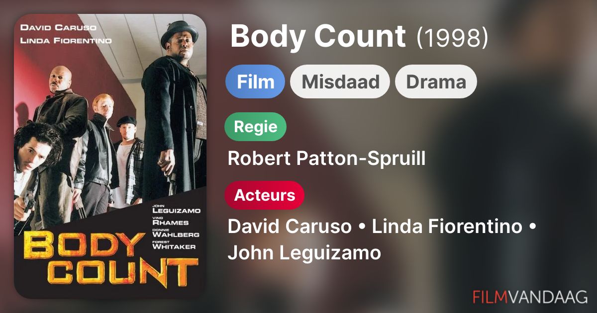 Body Count (film, 1998) Nu Online Kijken FilmVandaag.nl