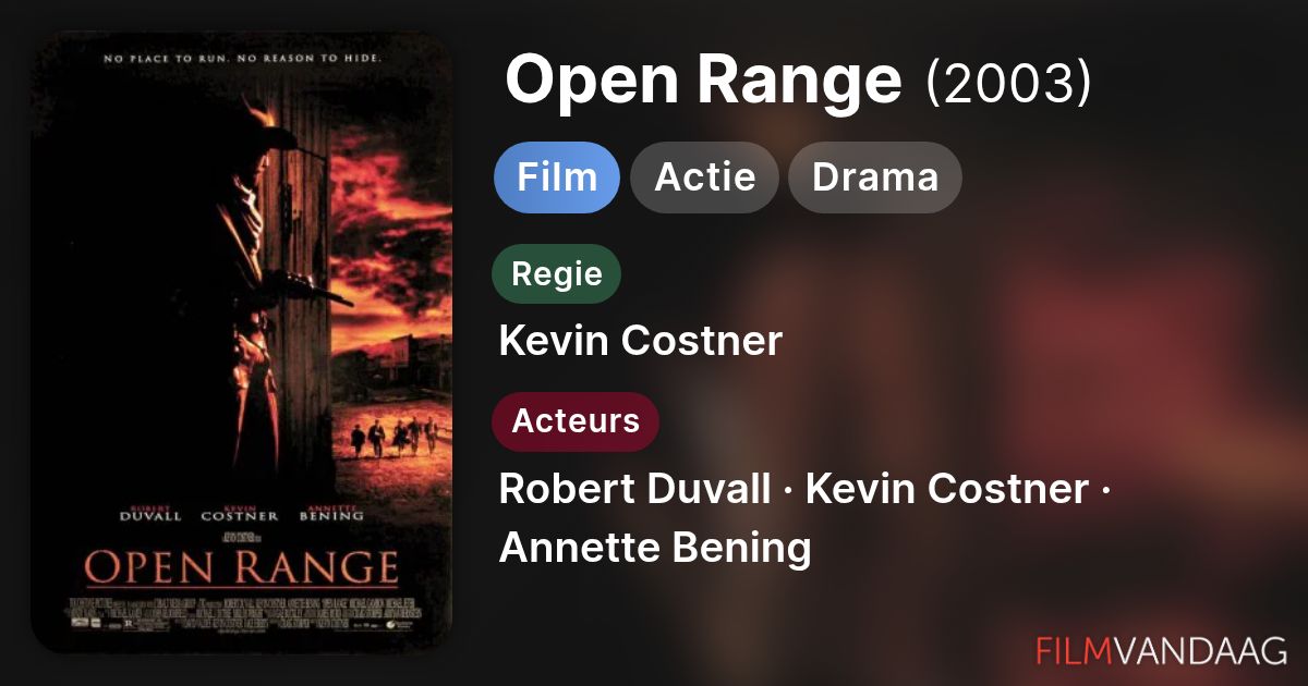 Open Range (film, 2003) - FilmVandaag.nl