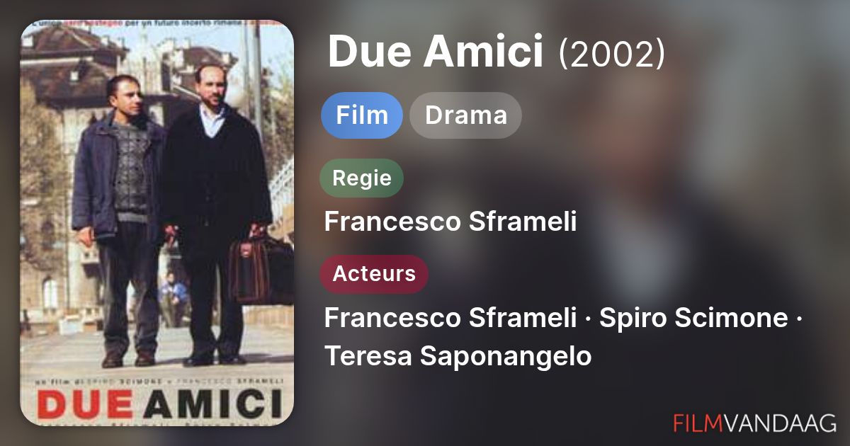Due Amici (film, 2002) - FilmVandaag.nl
