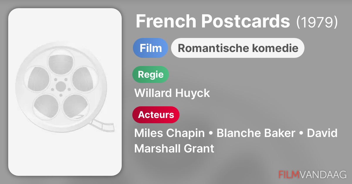 French Postcards (film, 1979) FilmVandaag.nl
