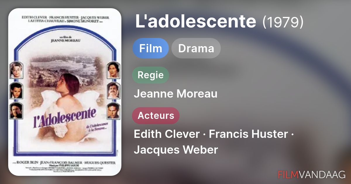 L adolescente film 1979 FilmVandaag nl l-adolescente-film-1979-filmvandaag-nl