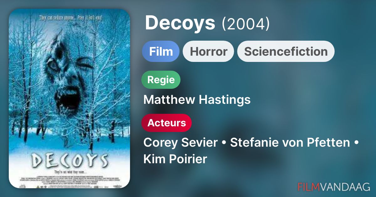 Decoys (film, 2004) FilmVandaag.nl