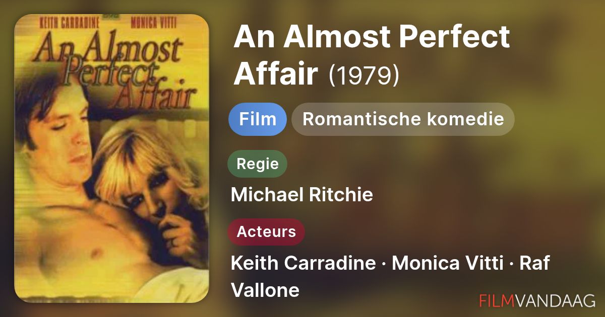 An Almost Perfect Affair (film, 1979) FilmVandaag.nl