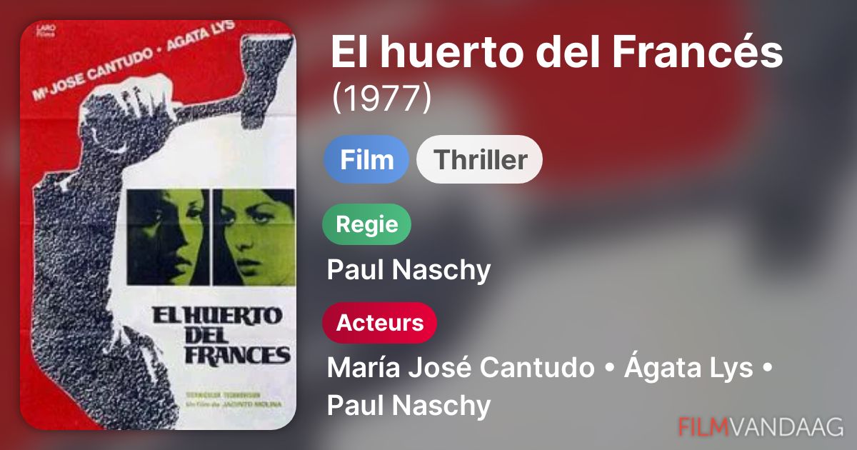 El huerto del Francés (film, 1977) FilmVandaag.nl