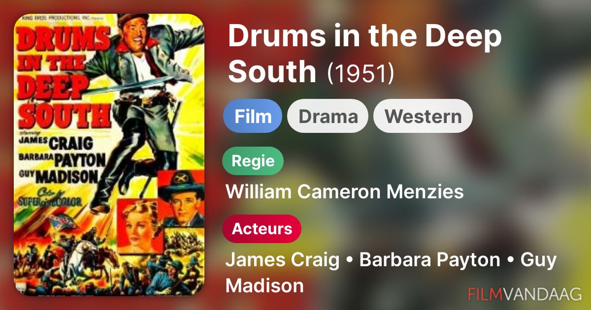 Drums in the Deep South (film, 1951) FilmVandaag.nl