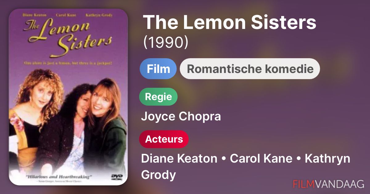 The Lemon Sisters (film, 1990) FilmVandaag.nl