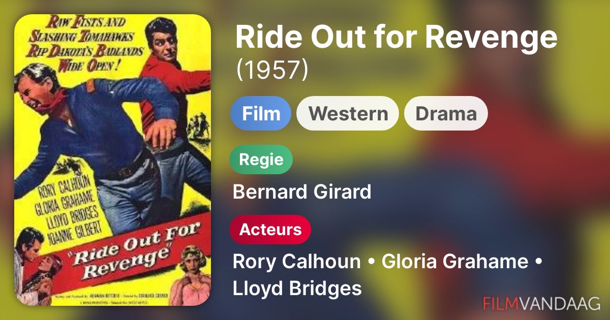Ride Out for Revenge (film, 1957) FilmVandaag.nl