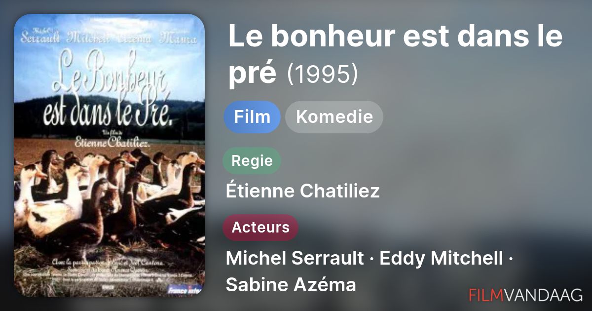 Le bonheur est dans le pré (film, 1995) - FilmVandaag.nl