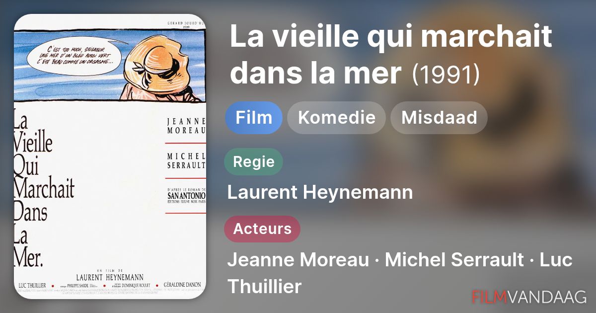 La vieille qui marchait dans la mer (film, 1991) - FilmVandaag.nl