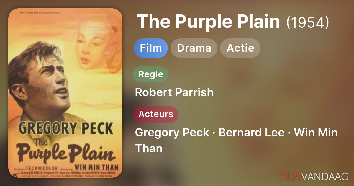 The Purple Plain (film, 1954) FilmVandaag.nl