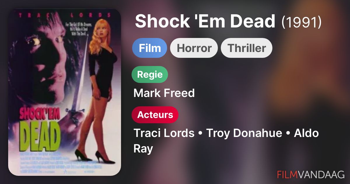 Shock 'Em Dead (film, 1991) FilmVandaag.nl