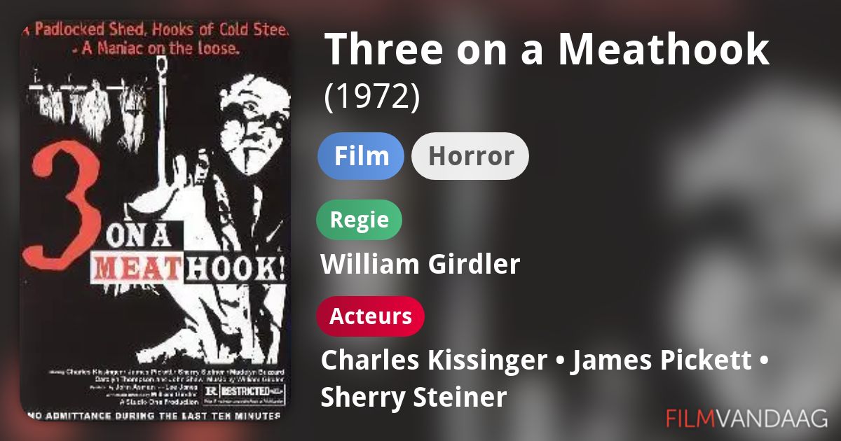 Three on a Meathook (film, 1972) FilmVandaag.nl