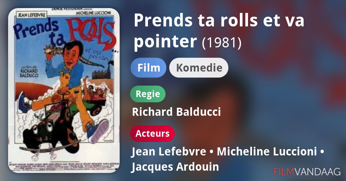 Prends ta rolls et va pointer (film, 1981) Nu Online Kijken