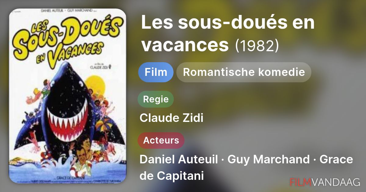 Les sous-doués en vacances (film, 1982) - FilmVandaag.nl