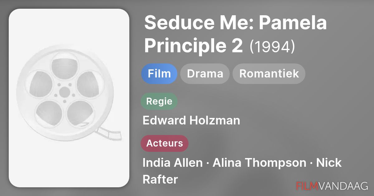 Seduce Me: Pamela Principle 2 (film, 1994) - FilmVandaag.nl