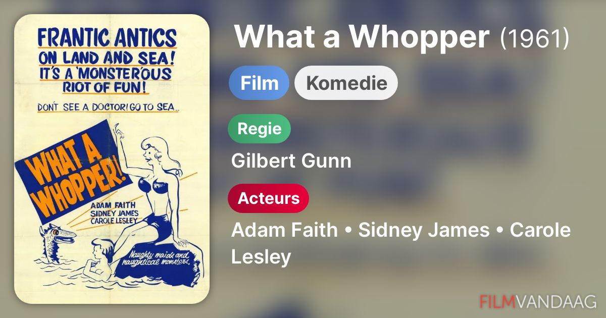 What a Whopper (film, 1961) FilmVandaag.nl