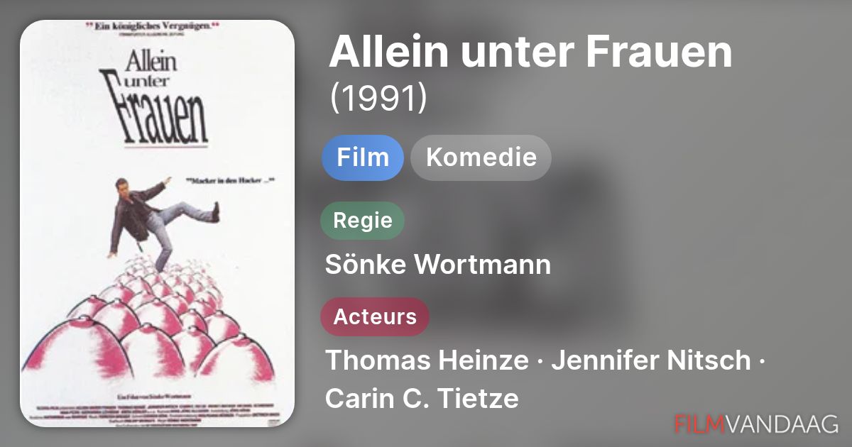VHS: Allein Unter Frauen – Komödienklassiker Mit Macho-Tom In Der Frauen-WG