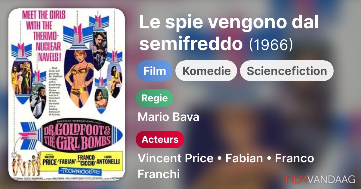 Le spie vengono dal semifreddo (film,