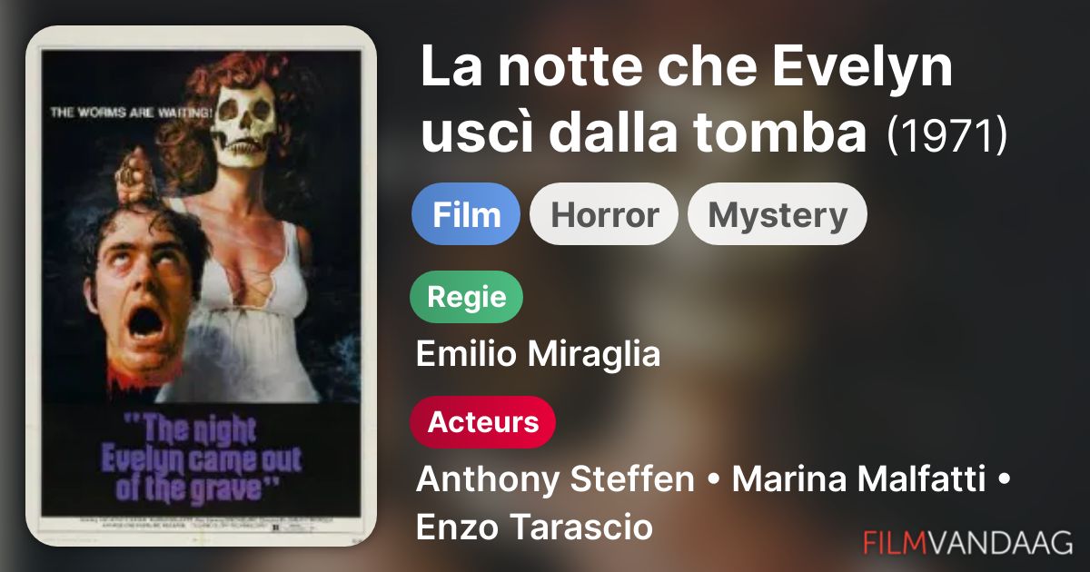 La notte che Evelyn uscì dalla