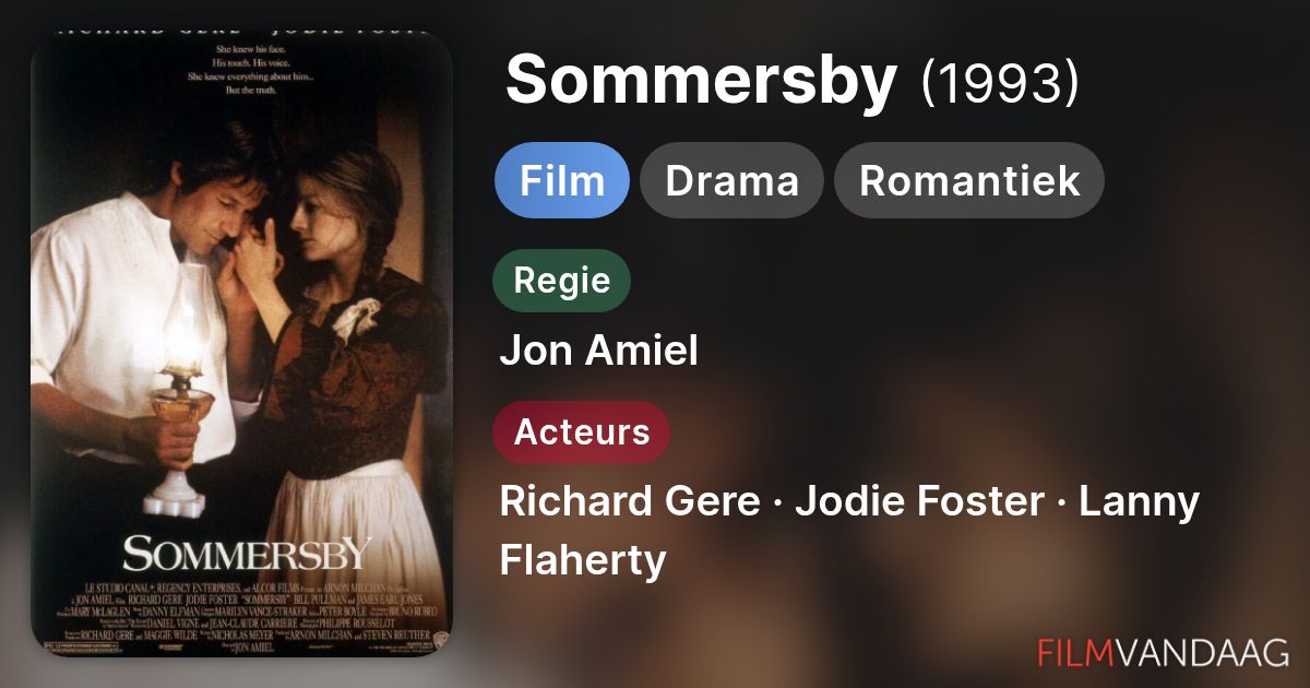 Sommersby (film, 1993) FilmVandaag.nl