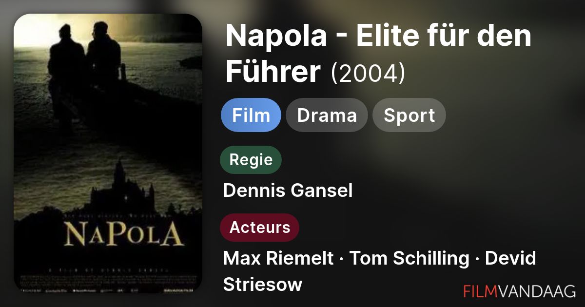 Napola - Elite für den Führer (film, 2004) - FilmVandaag.nl