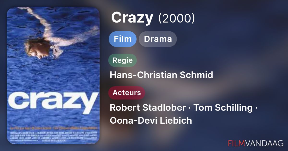 Crazy Film 2000 Filmvandaag Nl