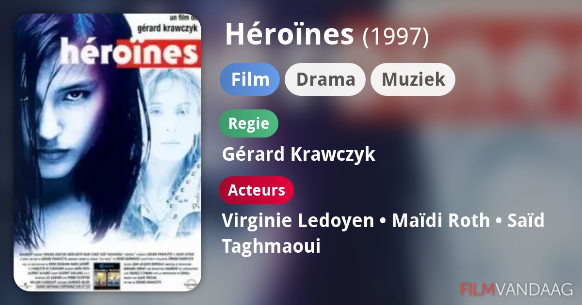 Héroïnes Film 1997 Streaming Héroïnes (film, 1997) - FilmVandaag.nl