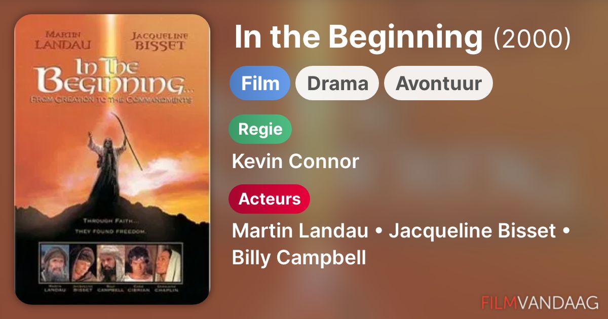 In the Beginning (film, 2000) FilmVandaag.nl