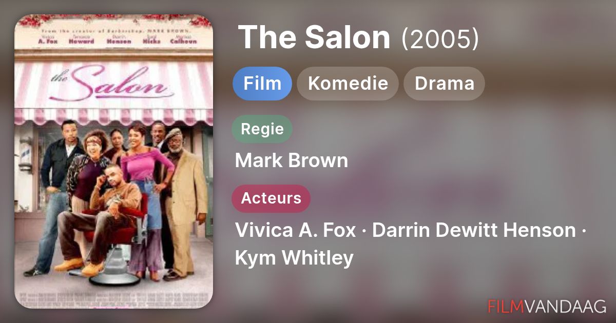 The Salon (film, 2005) FilmVandaag.nl