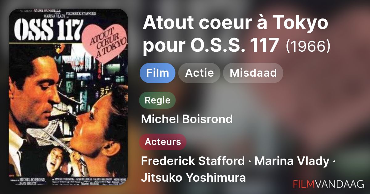 Atout coeur à Tokyo pour O.S.S. 117 (film, 1966) - FilmVandaag.nl