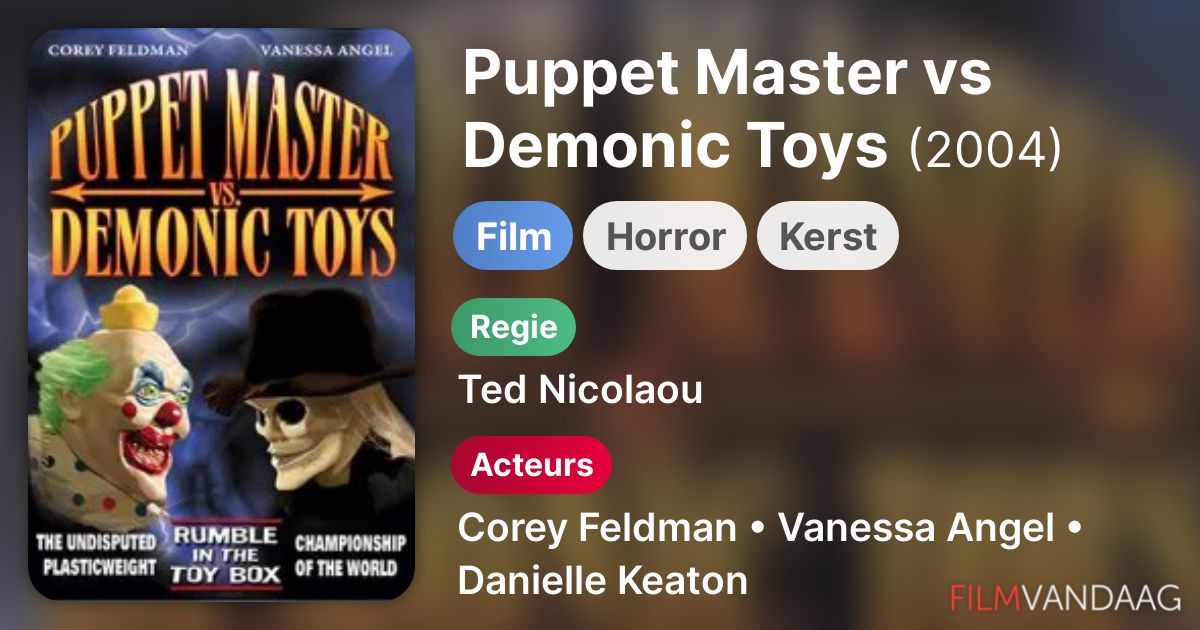 Puppet Master vs Demonic Toys (film, 2004) FilmVandaag.nl