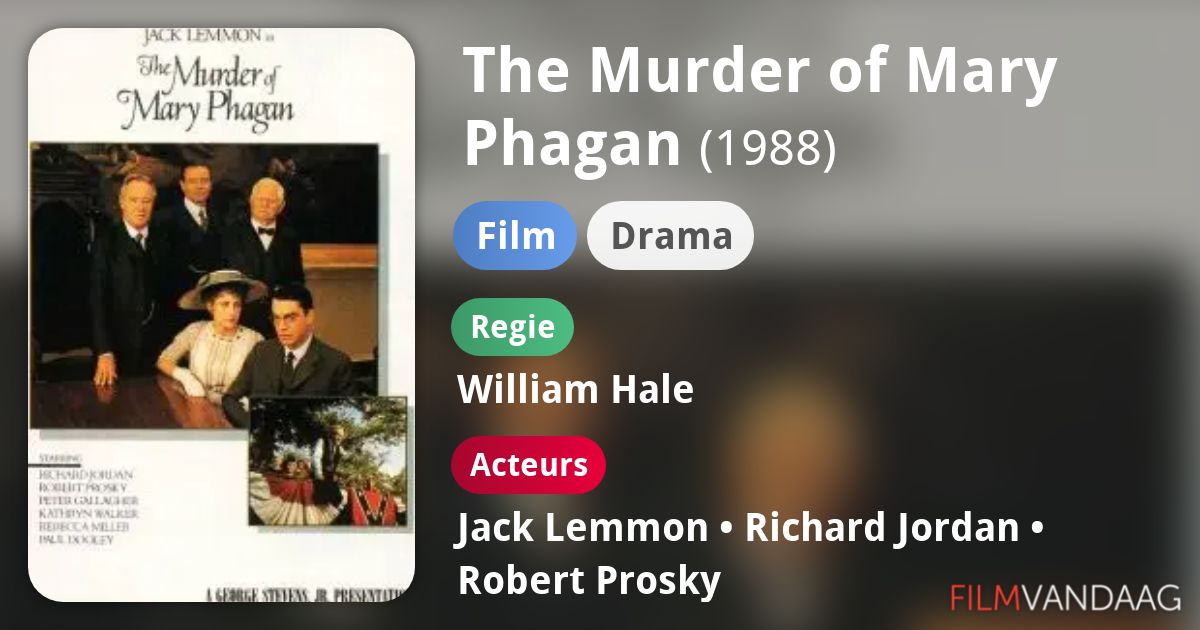 The Murder of Mary Phagan (film, 1988) FilmVandaag.nl