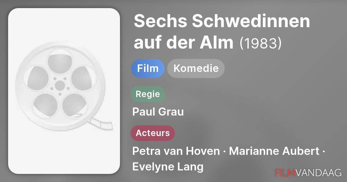 sechs schwedinnen auf der alm