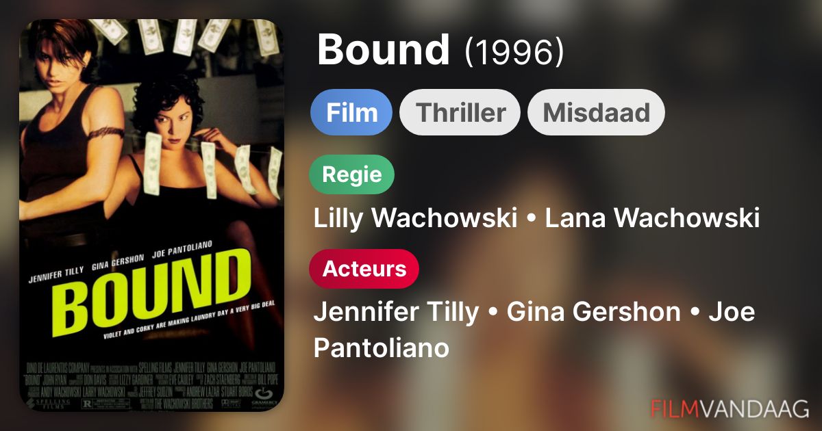 Bound Film Streaming Vf Bound (film, 1996) - FilmVandaag.nl