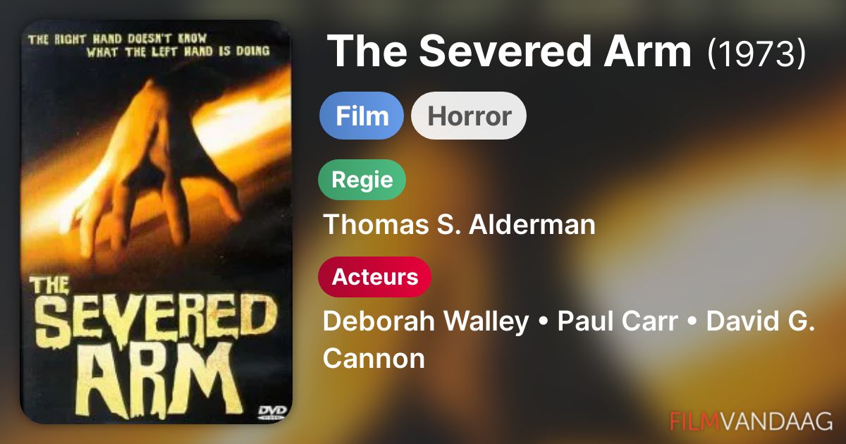 The Severed Arm (film, 1973) FilmVandaag.nl