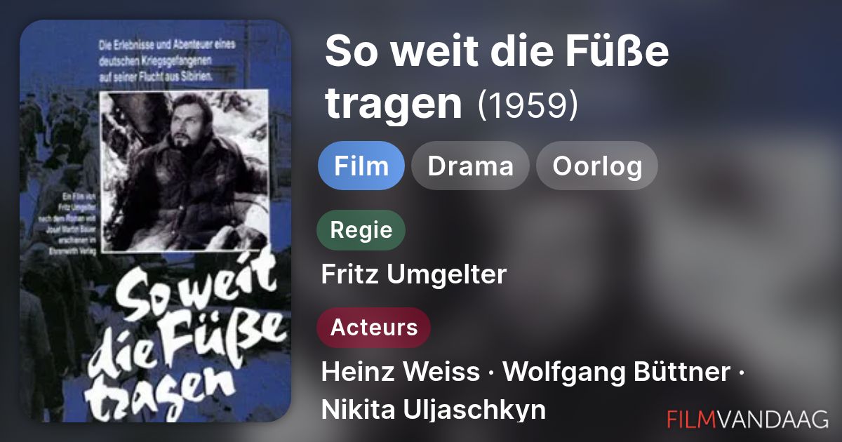 so weit die füße tragen film